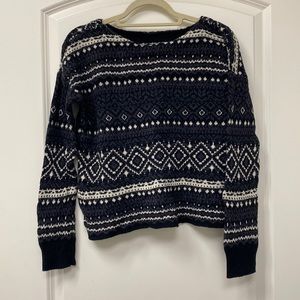American Eagle Black & White Sweater